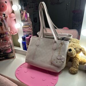 Hello Kitty Light Pink Tote with Character Charm